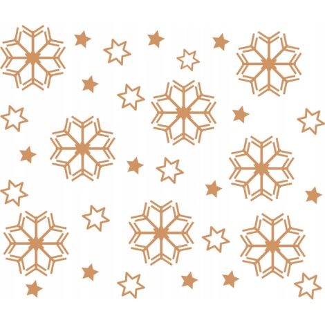 ADESIVI STELLA DI NATALE S-06