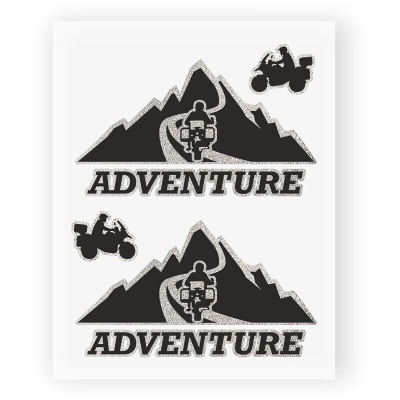 Adesivi Stickers Adventure Mountain 10 x 12 cm