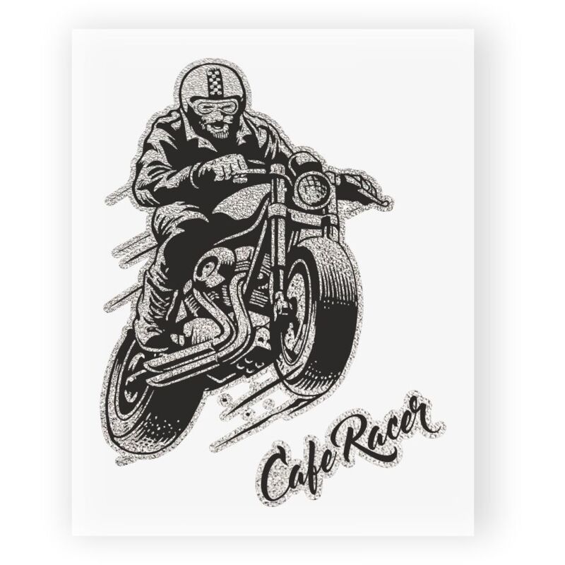 Adesivi Stickers Cafe Racer 10 x 12 cm