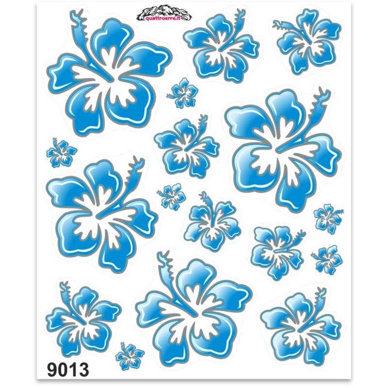 Adesivi Stickers Giganti Fiori 24 x 20 cm