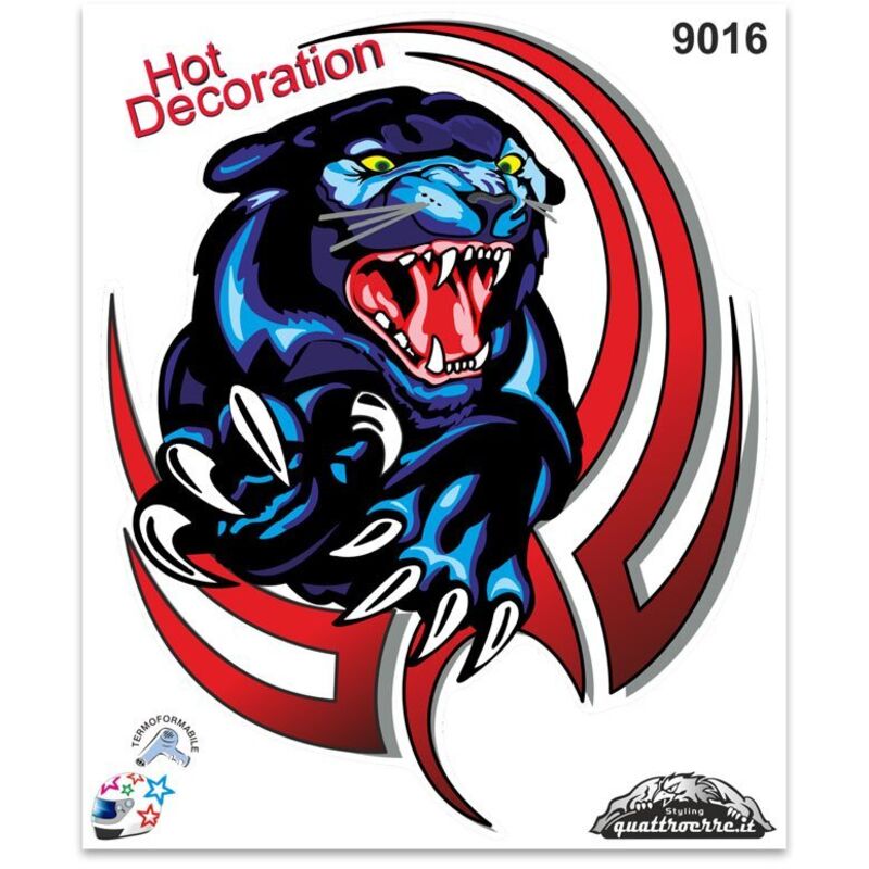 Adesivi Stickers Giganti Pantera Tribale 24 x 20 cm