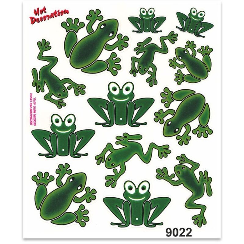 Adesivi Stickers Giganti Rane 24 x 20 cm