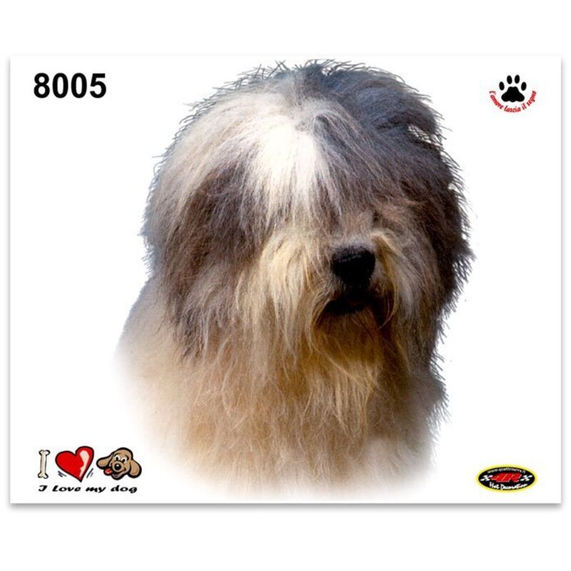 Adesivi Stickers Medi Cane Bobtail 13,5 x 16 cm