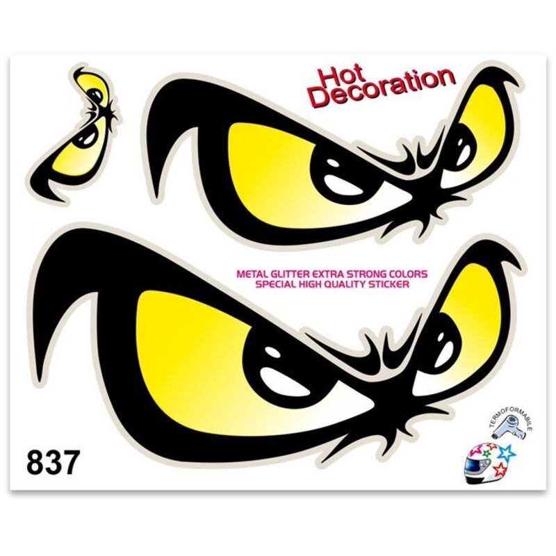 Adesivi Stickers Medi Occhi 13,5 x 16 cm