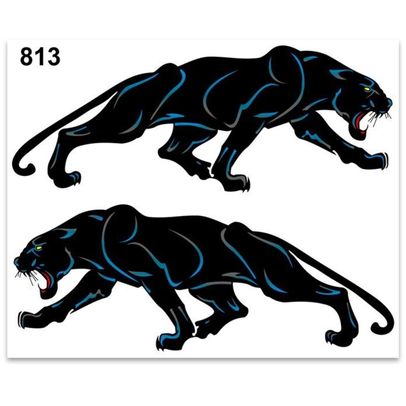 Adesivi Stickers Medi Pantera 13,5 x 16 cm