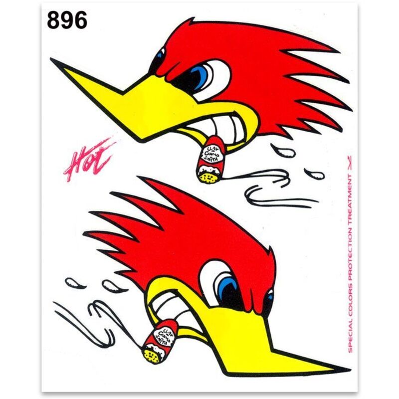 Adesivi Stickers Medi Picchio 13,5 x 16 cm