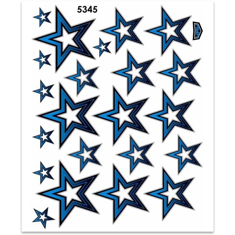 Adesivi Stickers Midi Stella 35 x 25 cm - Colore: BLU