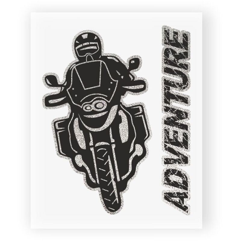 Adesivi Stickers Moto Adventure 10 x 12 cm