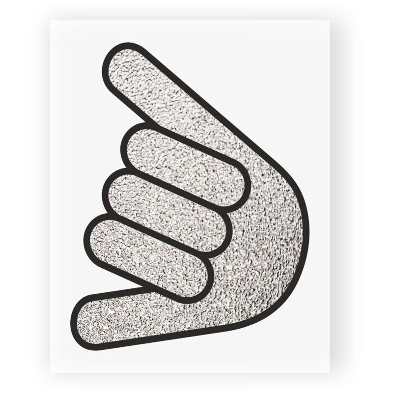 Adesivi Stickers Segno dello Shaka 10 x 12 cm