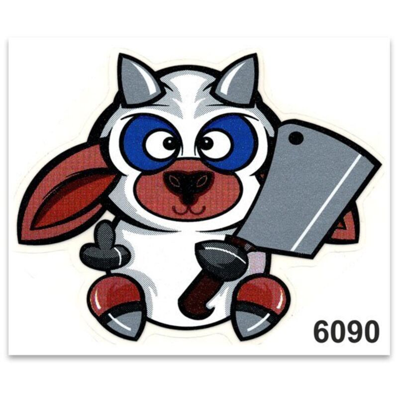 Adesivi Stickers Standard Agnello 10 x 12 cm