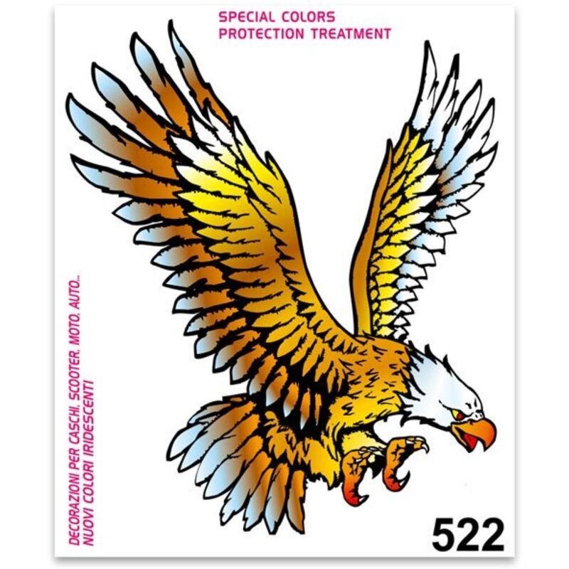 Adesivi Stickers Standard Aquila 10 x 12 cm