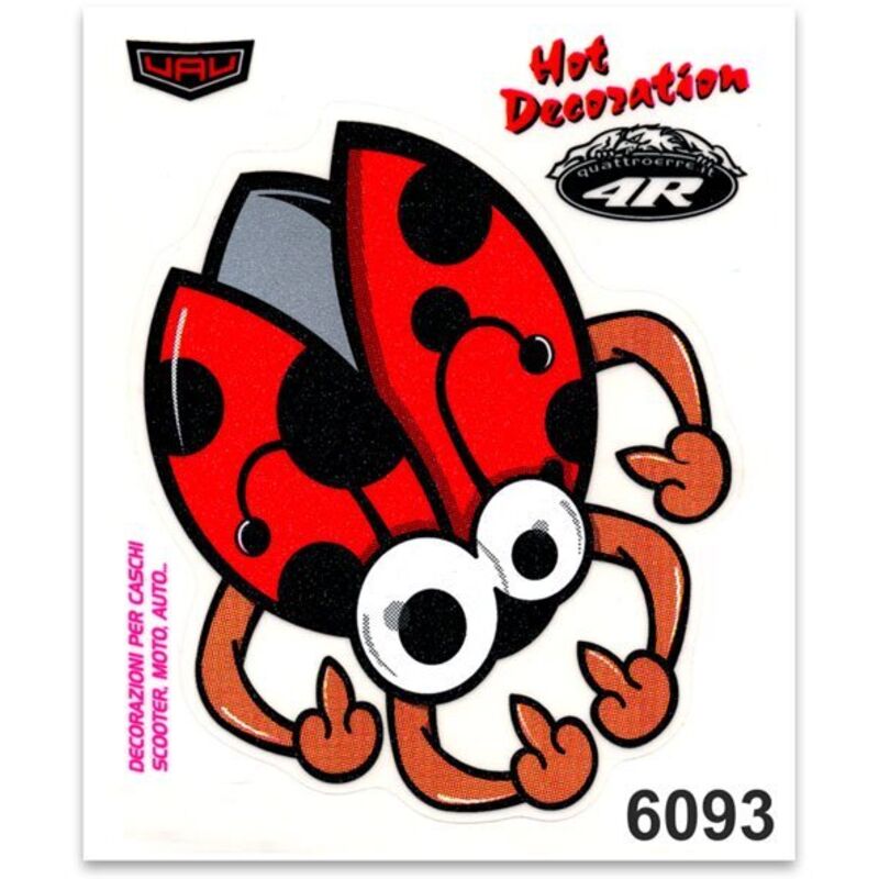 Adesivi Stickers Standard Coccinella 10 x 12 cm