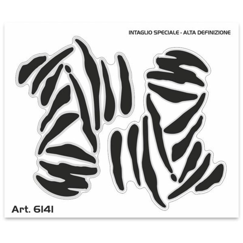 Adesivi Stickers Standard Dakar 10 x 12 cm