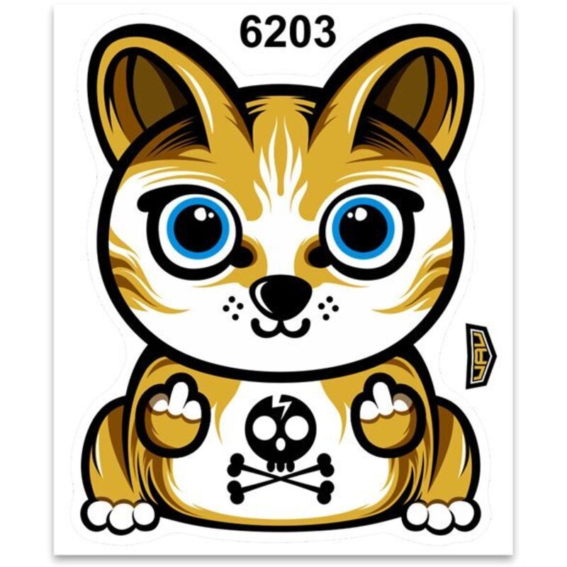 Adesivi Stickers Standard Gattino 10 x 12 cm