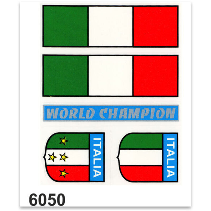 Adesivi Stickers Standard Italia 10 x 12 cm