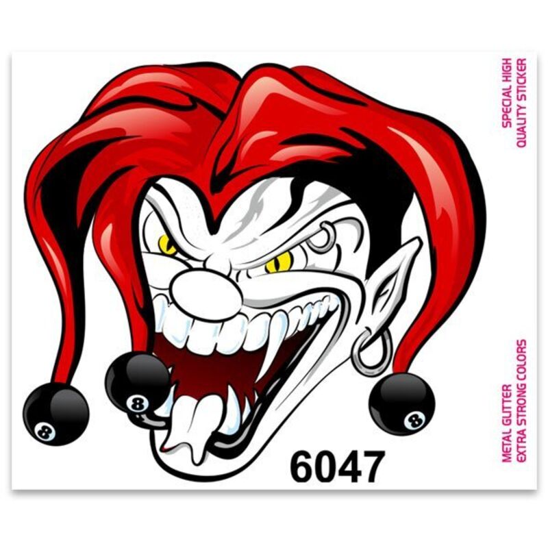 Adesivi Stickers Standard Joker Old 10 x 12 cm