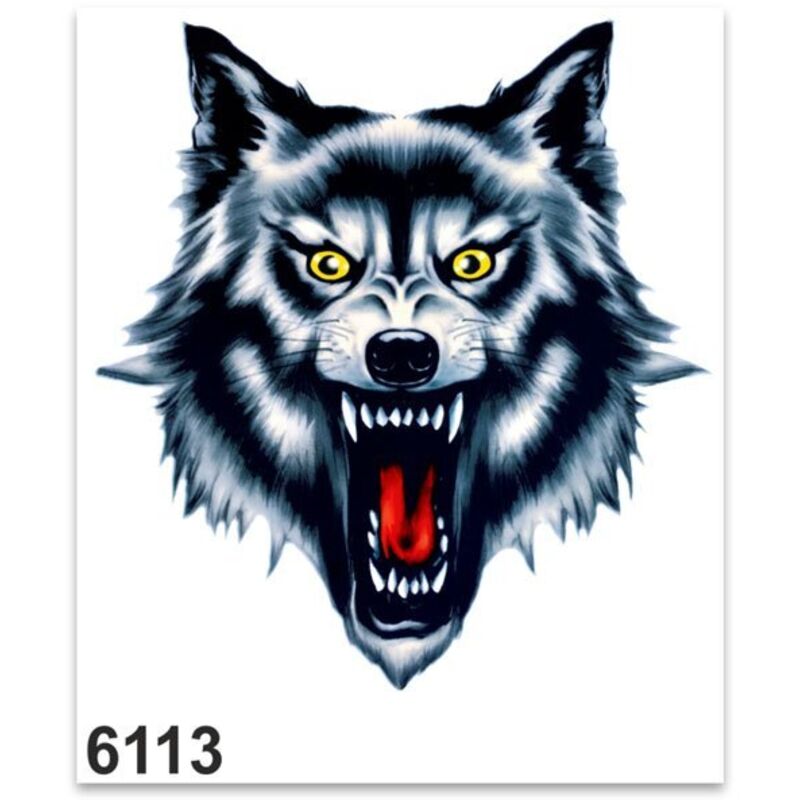 Adesivi Stickers Standard Lupo 10 x 12 cm