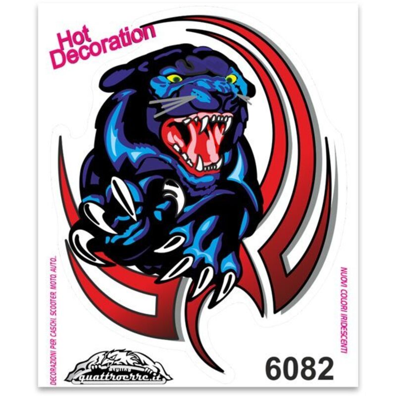 Adesivi Stickers Standard Pantera Tribale 10 x 12 cm