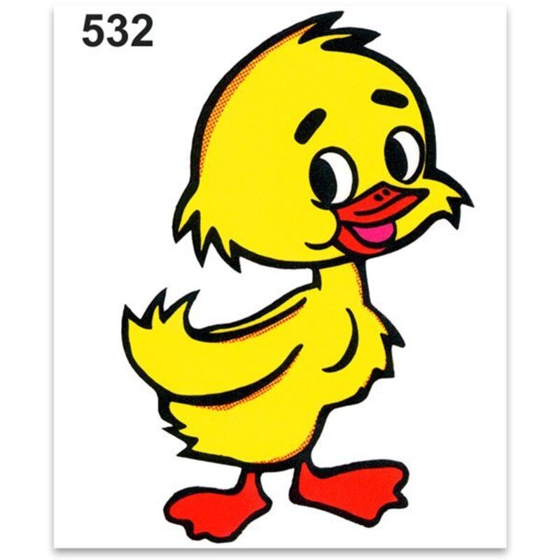 Adesivi Stickers Standard Papero 10 x 12 cm