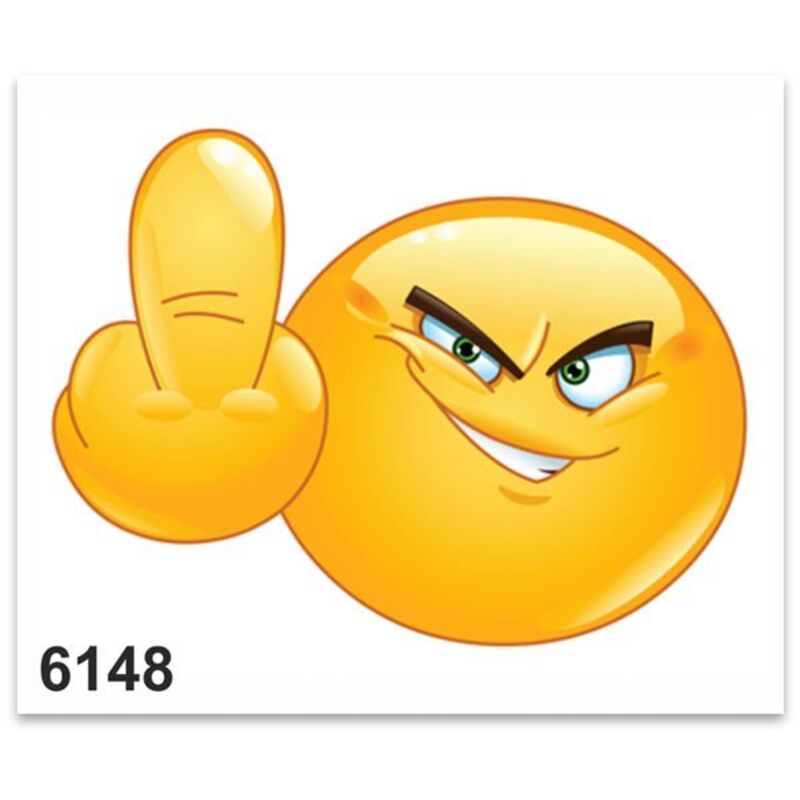 Adesivi Stickers Standard Smile Fuck 10 x 12 cm