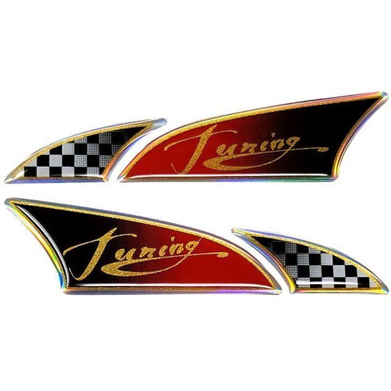 Adesivo 3D Logosport Tuning - Confezione: DESTRO + SINITRO