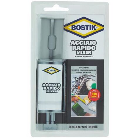 ADESIVO """ACCIAIO RAPIDO MIXER""" BOSTIK 24ML