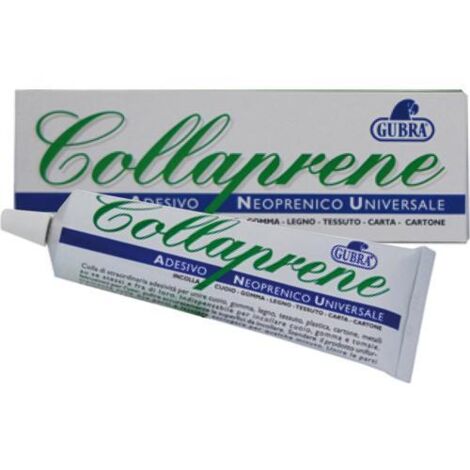 Adesivo Colla Collaprene Gubra 150 ml per cuoio, gomma, tessuti, legno e carta 12 Pz