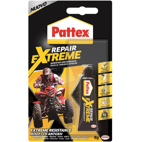 ADESIVO COLLA FLESSIBILE ED EXTRAFORTE PATTEX REPAIR GEL GR.8