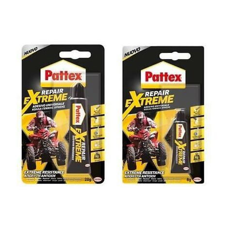 Adesivo colla pattex flessibile ed extraforte 100% repair gel gr20