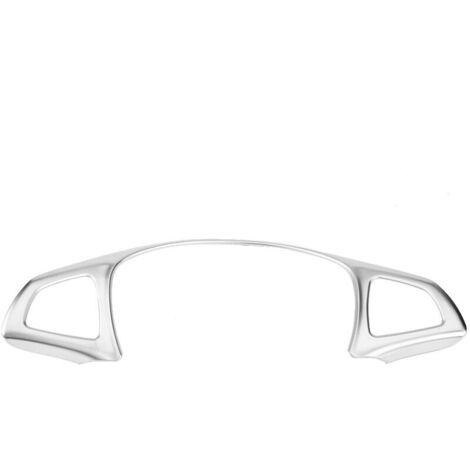 Adesivo decorativo per volante, rivestimento di ricambio in plastica ABS per Mercedes-Benz Classe E W213 (2016-2018).