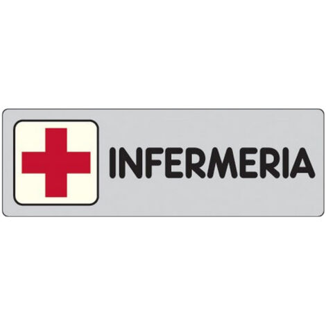 Adesivo Infermeria luoghi pubblici scuole 15CMx5CM
