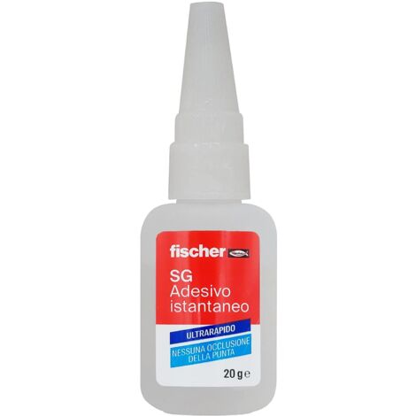 Adesivo Istantaneo Trasparente 20Mg Fischer SG-20