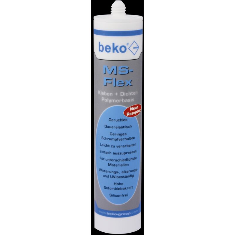 Adesivo mastice elastico Beko MS Flex bianco 300 ml