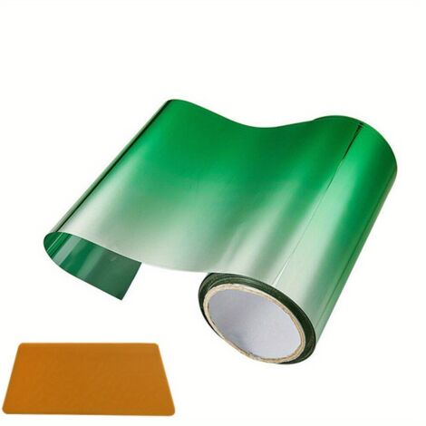 Adesivo per parabrezza auto, striscia protettiva solare, fascia di protezione UV (verde)