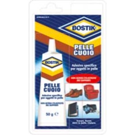 BOSTIK COLLA SUPER TRASPARENTE per PELLE CUOIO LEGNO 125 ml UNIVERSALE 95495