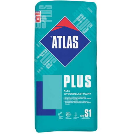 Adesivo per piastrelle altamente elastico Atlas Plus 25 kg deformabile