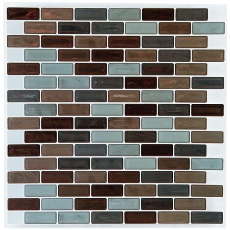 Adesivo per piastrelle rettangolare d25x25cm in pvc - Atmosphera créateur d'intérieur
