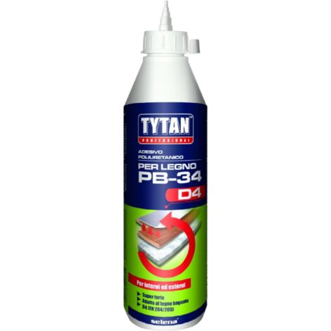 ADESIVO POLIURETANICO PER LEGNO 800GR PB-34 GIALLO CHIARO TYTAN