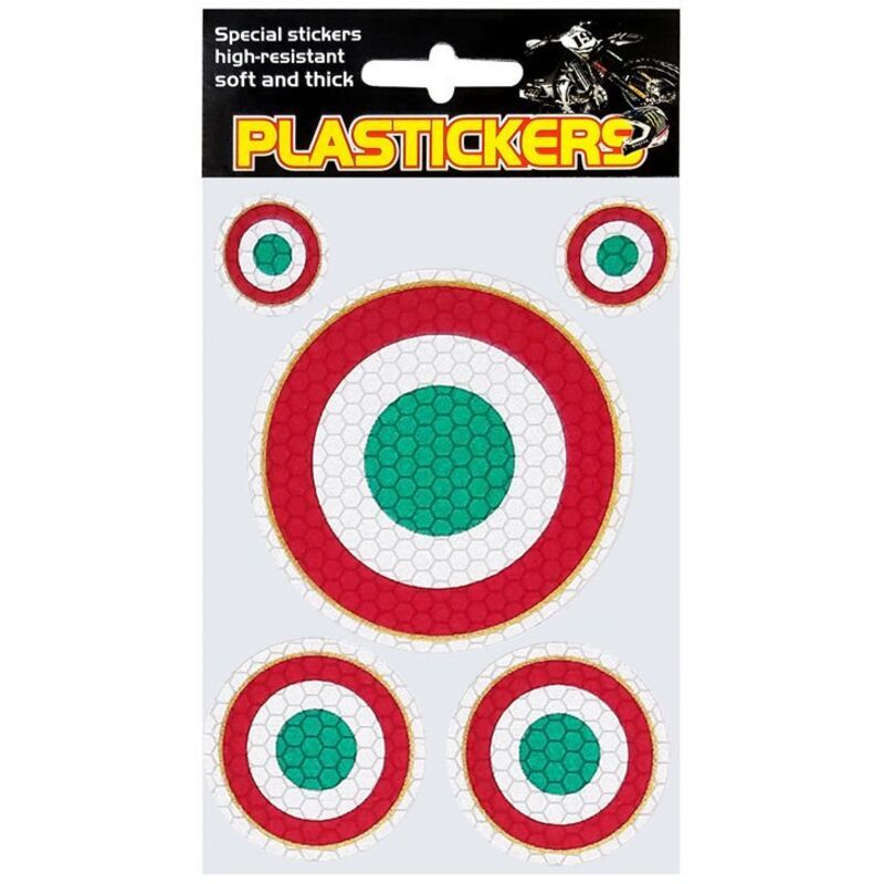 Adesivo Rifrangente Coccarde Italia