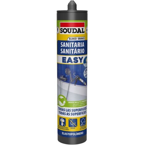 Adesivo sanitario Soudal Easy White 290ml 158090