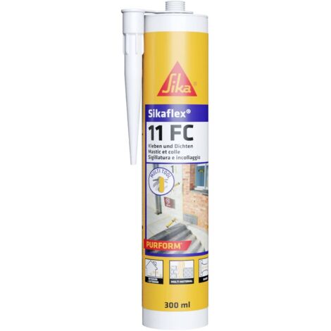 Adesivo sigillante Sikaflex 11FC Purform colore bianco cartuccia 300 ml