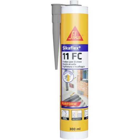 Adesivo sigillante Sikaflex 11FC Purform colore grigio cartuccia 300 ml