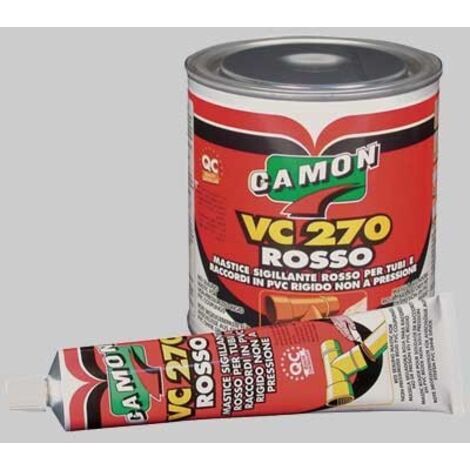 ADESIVO SPECIALE SIGILLANTE PVC - Tubetto gr 125 rosso