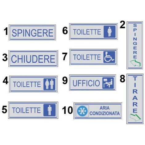 Adesivo Spingere con freccia porte negozi luoghi pubblici 15CMx5CM