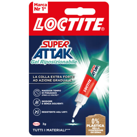 ADESIVO SUPER ATTAK GEL RIPOSIZIONABILE 3 G- 24,0 pz