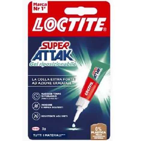ADESIVO SUPER ATTAK """RIPOSIZIONABILE""" 3GR LOCTITE