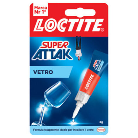 ADESIVO SUPER ATTAK VETRO 3 G- HENKEL ITALIA- 1,0 pz