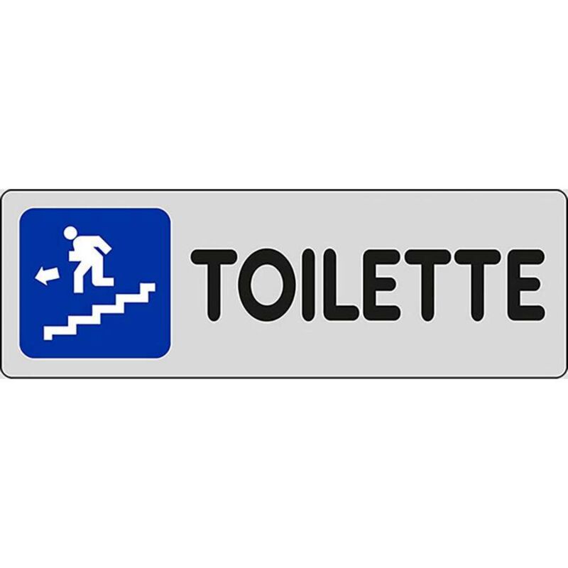 Start - Adesivo Toilette indicazione in basso a