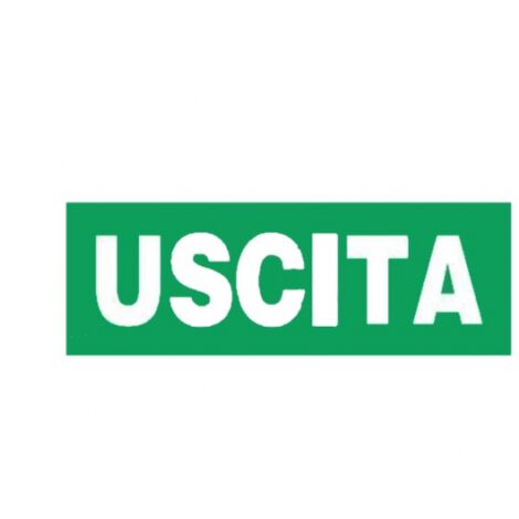 Adesivo uscita Ticinque LED per lampade emergenza o uscitaBEG11582