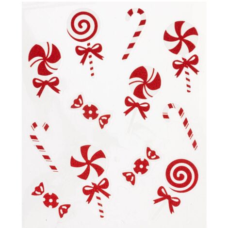 Adesivo zucchero d orzo rosso blc - Feeric lights & christmas